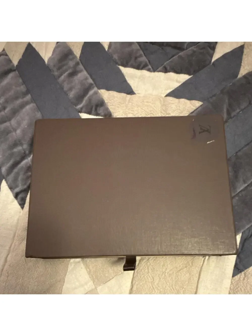 Louis Vuitton Brown Vintage Gift Box, 7.5” L X 5.5” W X 1.5” H AUTHENTIC